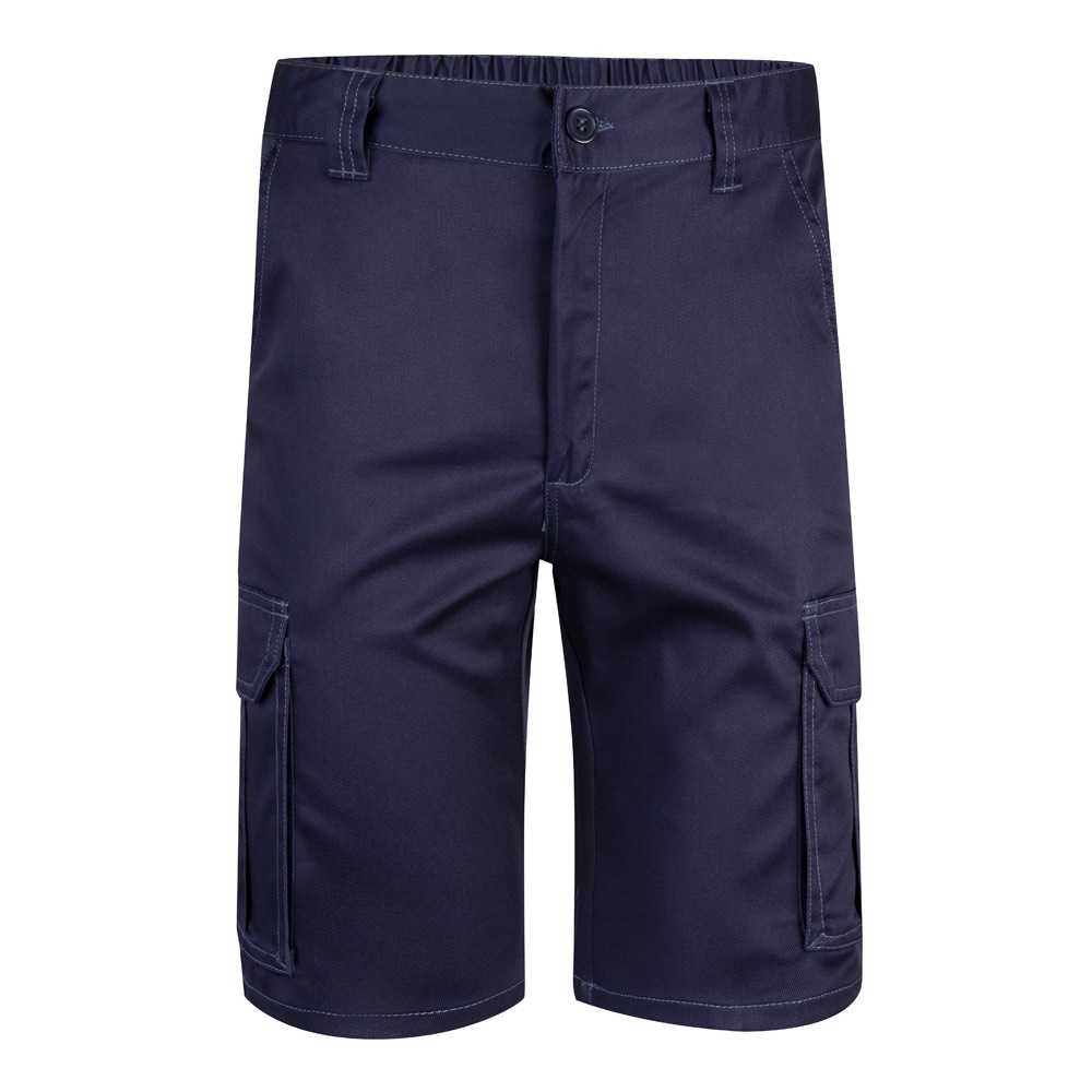 VL HEBE. Bermudas stretch multibolsos (240g/m²), em algodão (46%), EME (38%) e poliéster (16%)