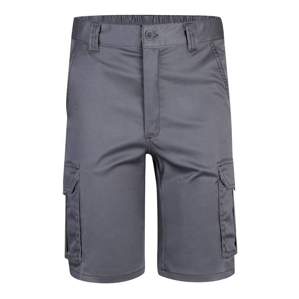 VL HEBE. Bermudas stretch multibolsos (240g/m²), em algodão (46%), EME (38%) e poliéster (16%)
