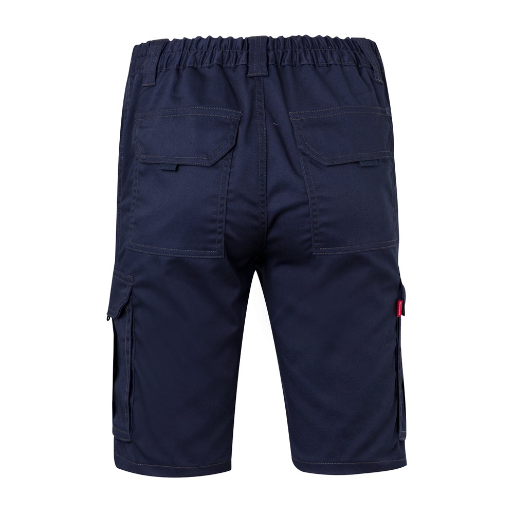 VL HEBE. Bermuda stretch, multipoches (240g/m²), en coton (46%), EME (38%) et polyester (16%)
