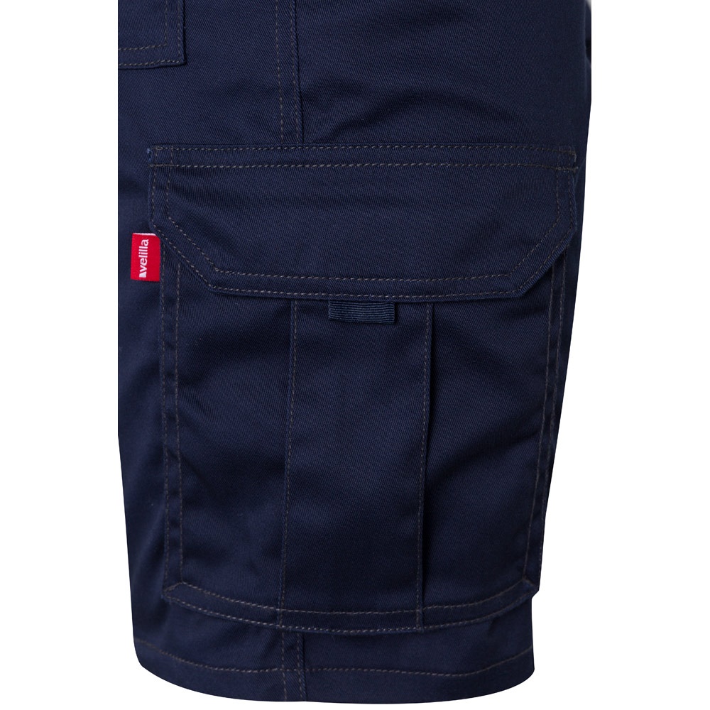 VL HEBE. Bermuda stretch, multipoches (240g/m²), en coton (46%), EME (38%) et polyester (16%)