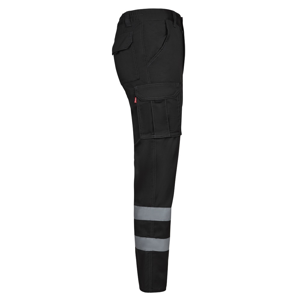 VL DIONYSUS. Pantalon stretch multipoches (240g/m²), en coton (46%), EME (38%) et polyester (16%)