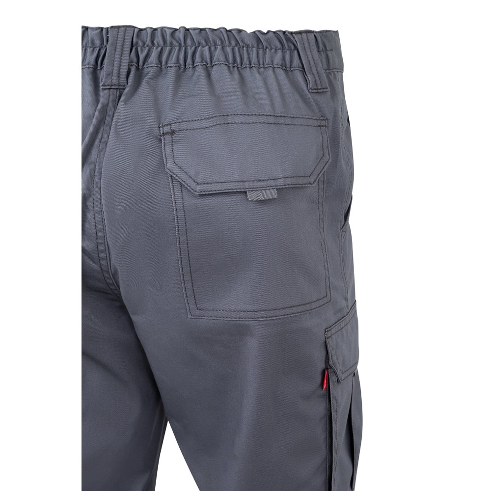 VL DIONYSUS. Pantalon stretch multipoches (240g/m²), en coton (46%), EME (38%) et polyester (16%)
