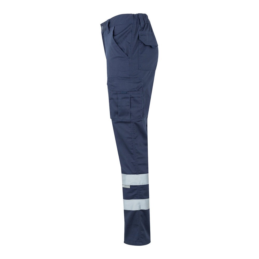 VL DIONYSUS. Pantalon stretch multipoches (240g/m²), en coton (46%), EME (38%) et polyester (16%)