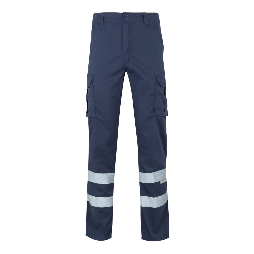 VL DIONYSUS. Calças stretch multibolsos (240g/m²), em algodão (46%), EME (38%) e poliéster (16%)