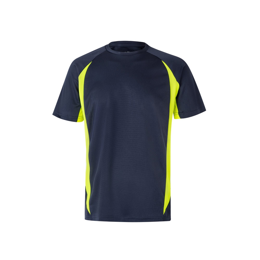 VL SLAYER. T-shirt técnica bicolor bird-eye (160g/m²), em poliéster (100%)