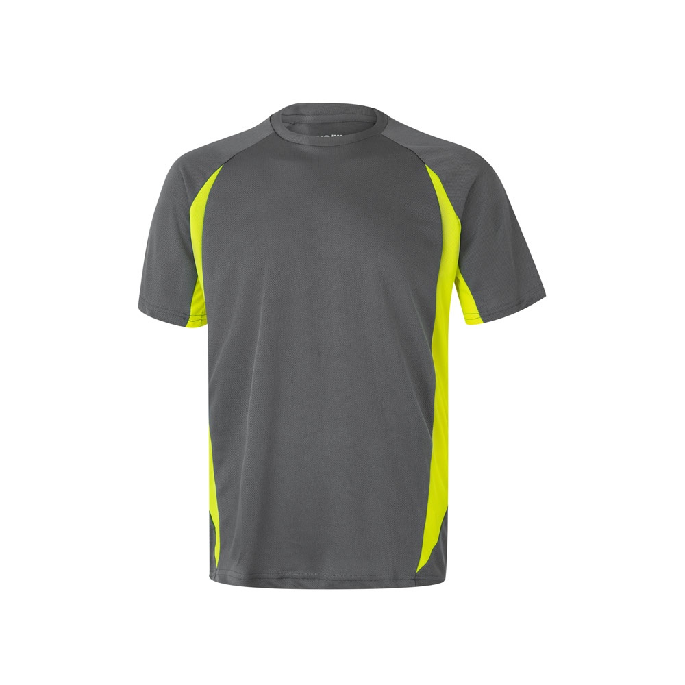 VL SLAYER. T-shirt técnica bicolor bird-eye (160g/m²), em poliéster (100%)