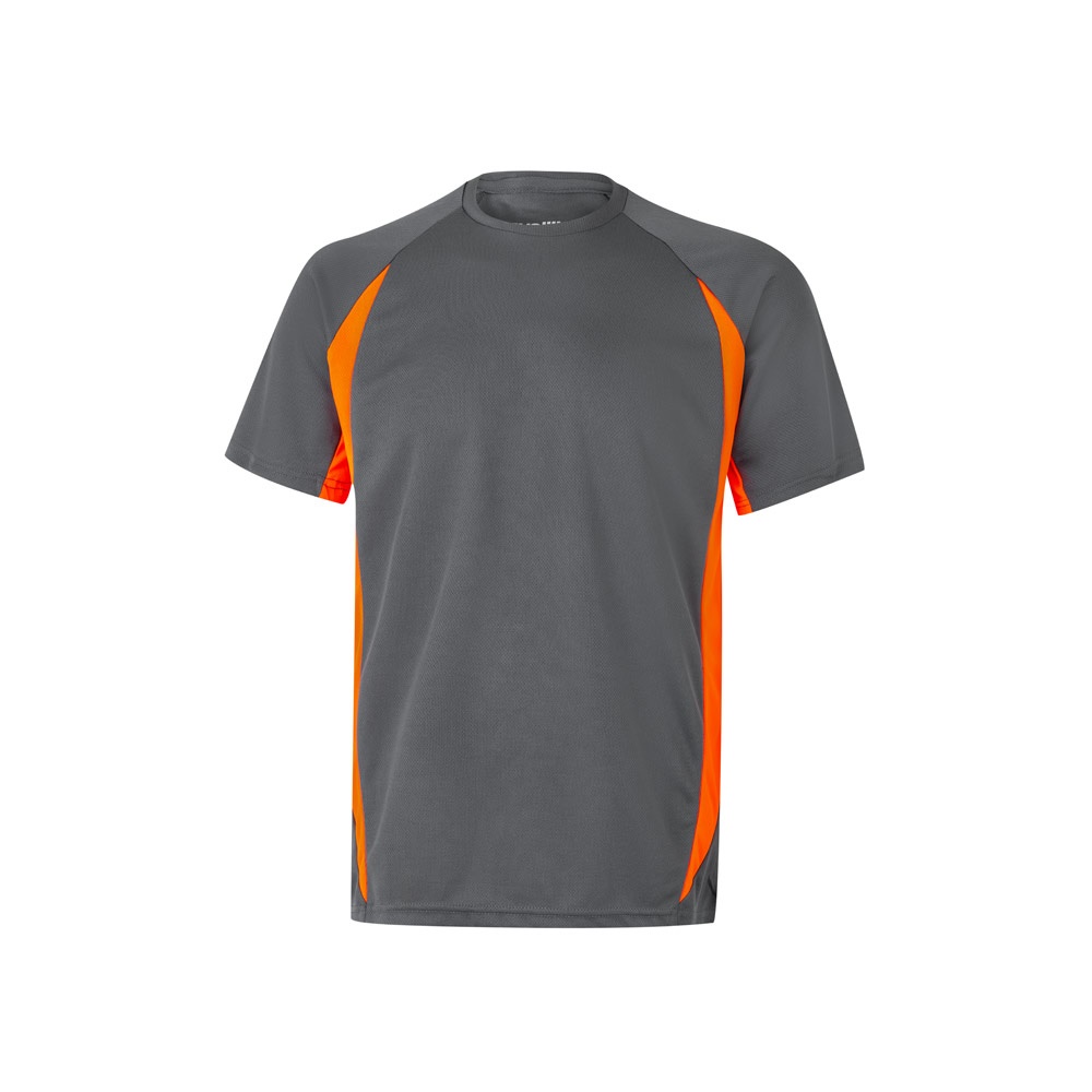 VL SLAYER. T-shirt técnica bicolor bird-eye (160g/m²), em poliéster (100%)