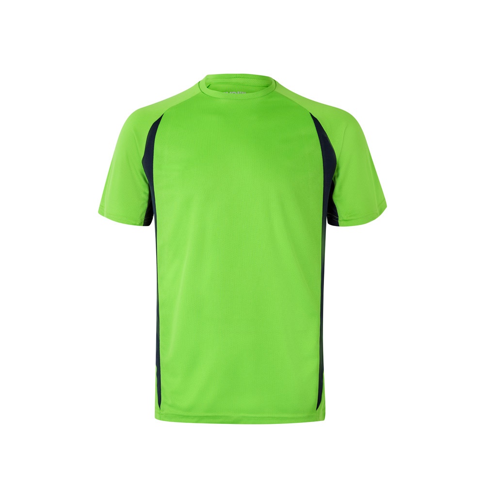 VL SLAYER. T-shirt técnica bicolor bird-eye (160g/m²), em poliéster (100%)