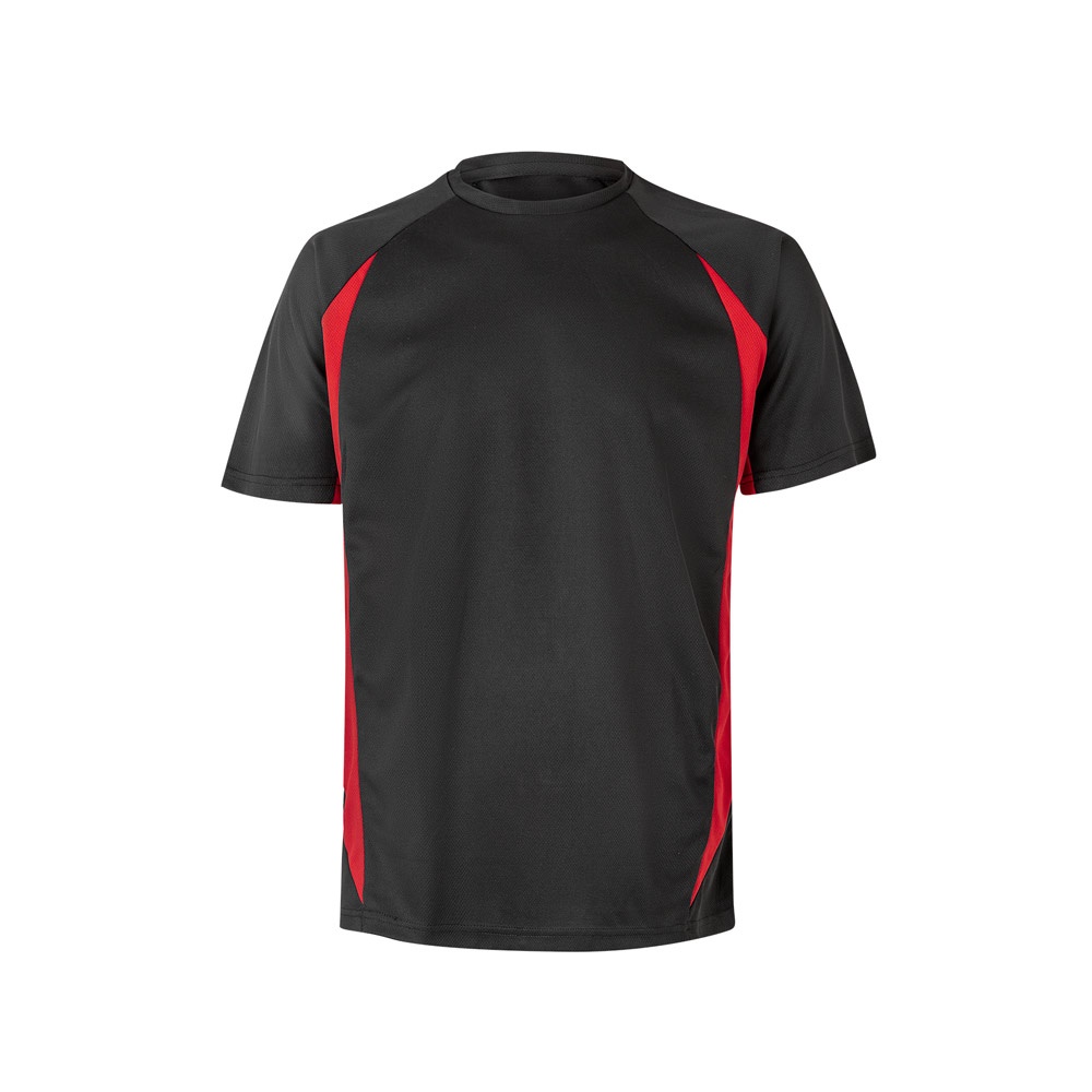 VL SLAYER. T-shirt técnica bicolor bird-eye (160g/m²), em poliéster (100%)