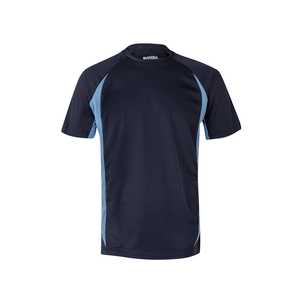 VL SLAYER. T-shirt técnica bicolor bird-eye (160g/m²), em poliéster (100%)
