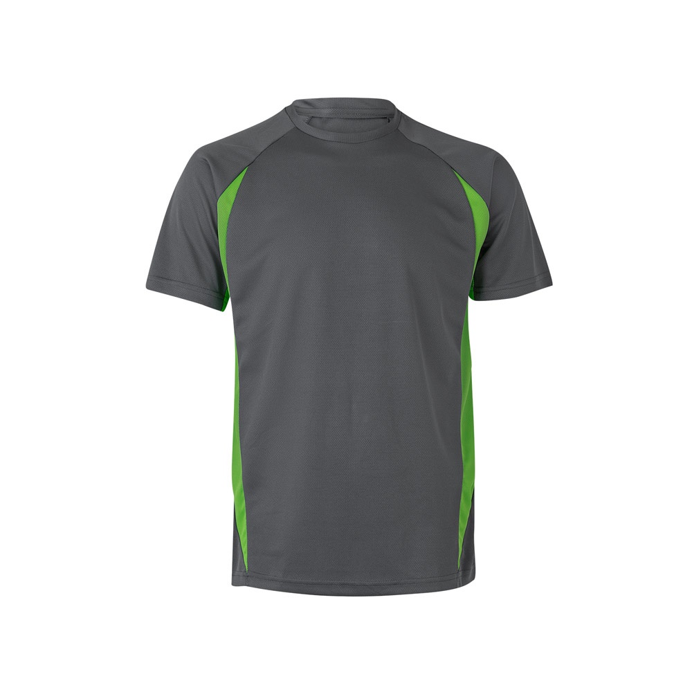 VL SLAYER. T-shirt técnica bicolor bird-eye (160g/m²), em poliéster (100%)