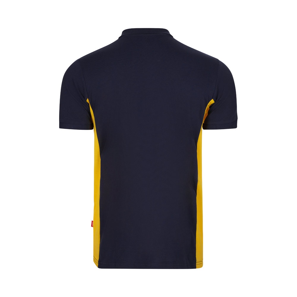VL SUPAY. Polo piqué bicolore (180g/m²), manches courtes, en coton (60%) et polyester (40%)