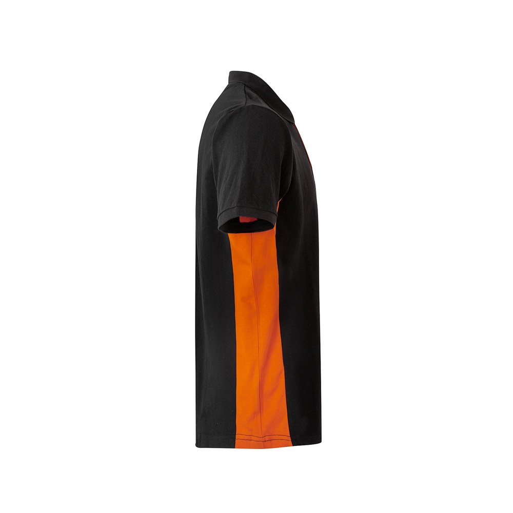 VL SUPAY. Polo piqué bicolore (180g/m²), manches courtes, en coton (60%) et polyester (40%)