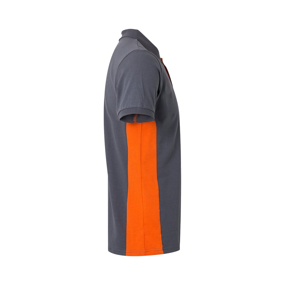 VL SUPAY. Polo piqué bicolore (180g/m²), manches courtes, en coton (60%) et polyester (40%)
