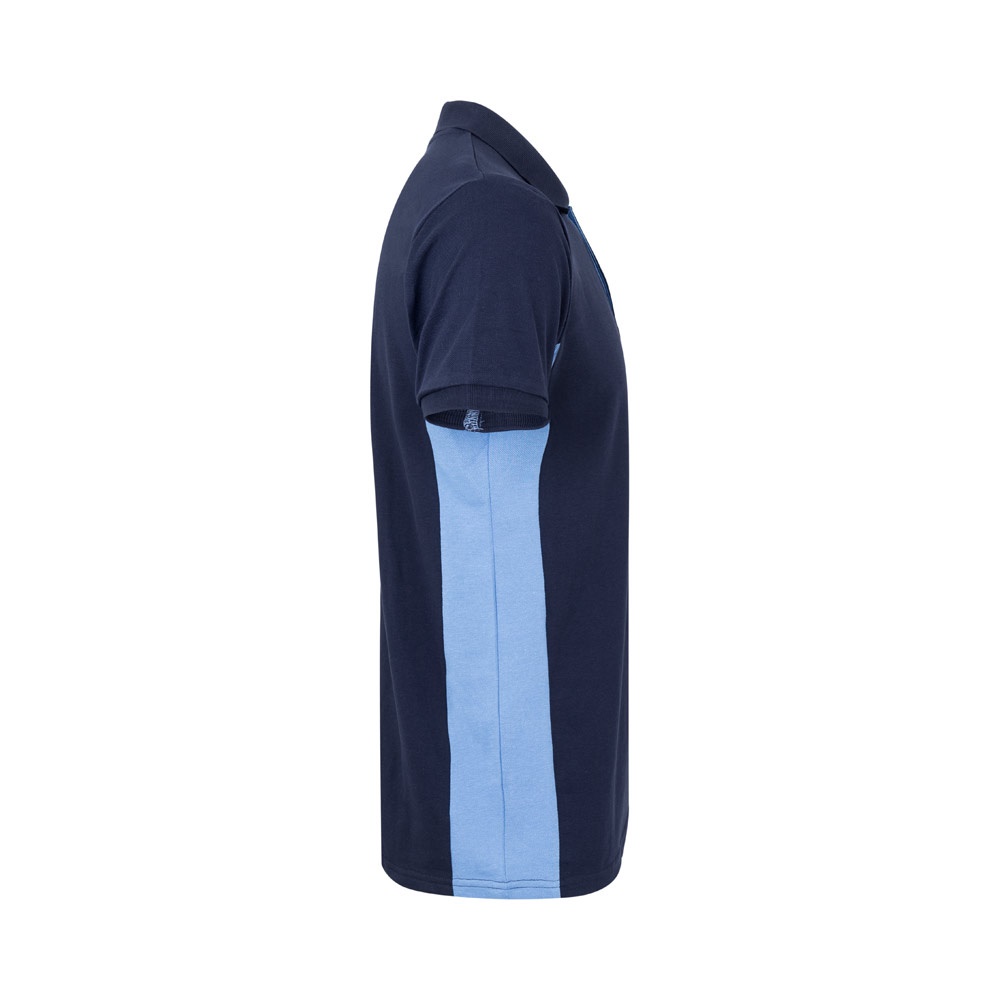 VL SUPAY. Polo piqué bicolore (180g/m²), manches courtes, en coton (60%) et polyester (40%)