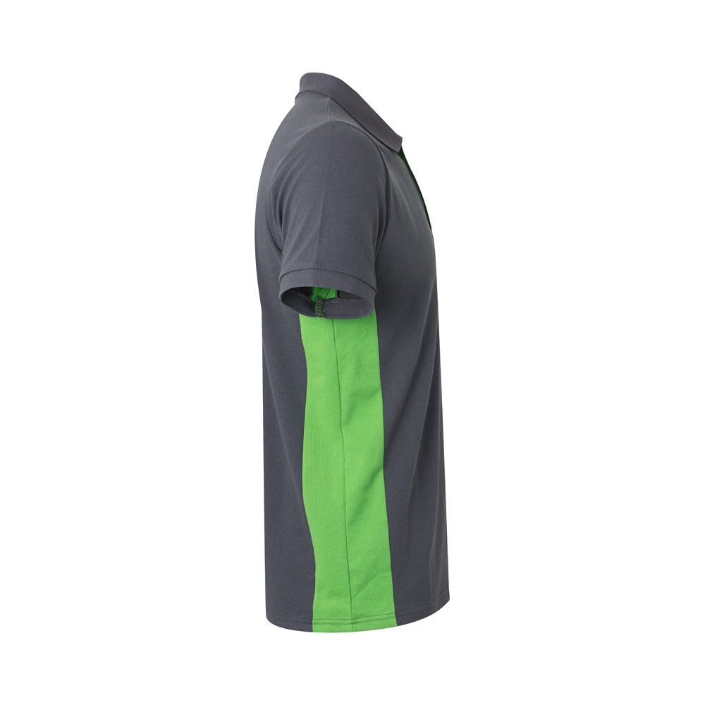 VL SUPAY. Polo piqué bicolore (180g/m²), manches courtes, en coton (60%) et polyester (40%)