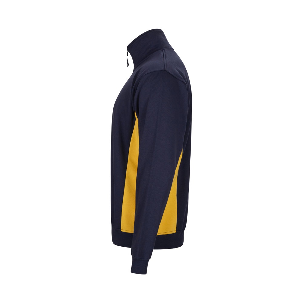 VL SVAROG. Sweat bicolore en éponge (260g/m²), en polyester (65%) et coton (35%)