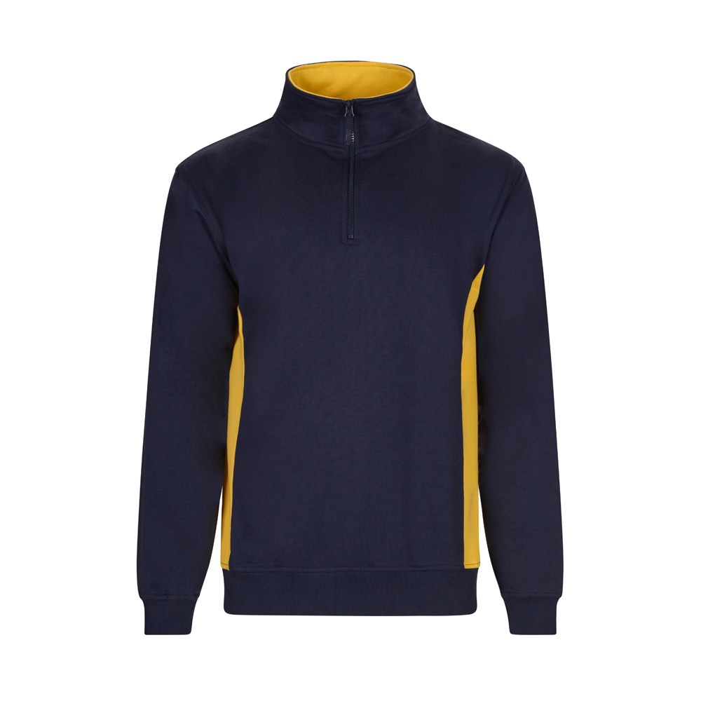 VL SVAROG. Sweatshirt de felpo bicolor (260g/m²), em poliéster (65%) e algodão (35%)