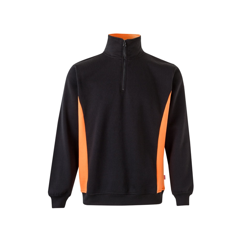 VL SVAROG. Sweatshirt de felpo bicolor (260g/m²), em poliéster (65%) e algodão (35%)
