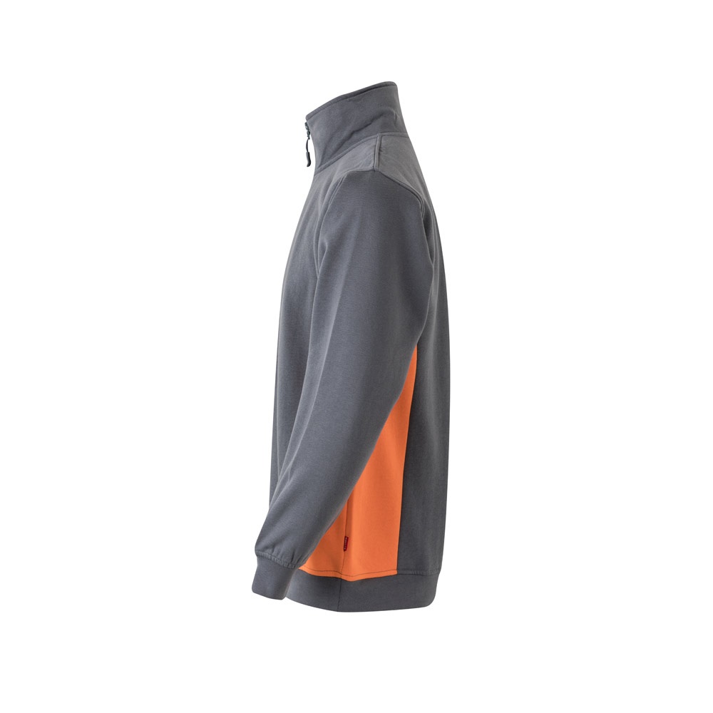 VL SVAROG. Sweat bicolore en éponge (260g/m²), en polyester (65%) et coton (35%)