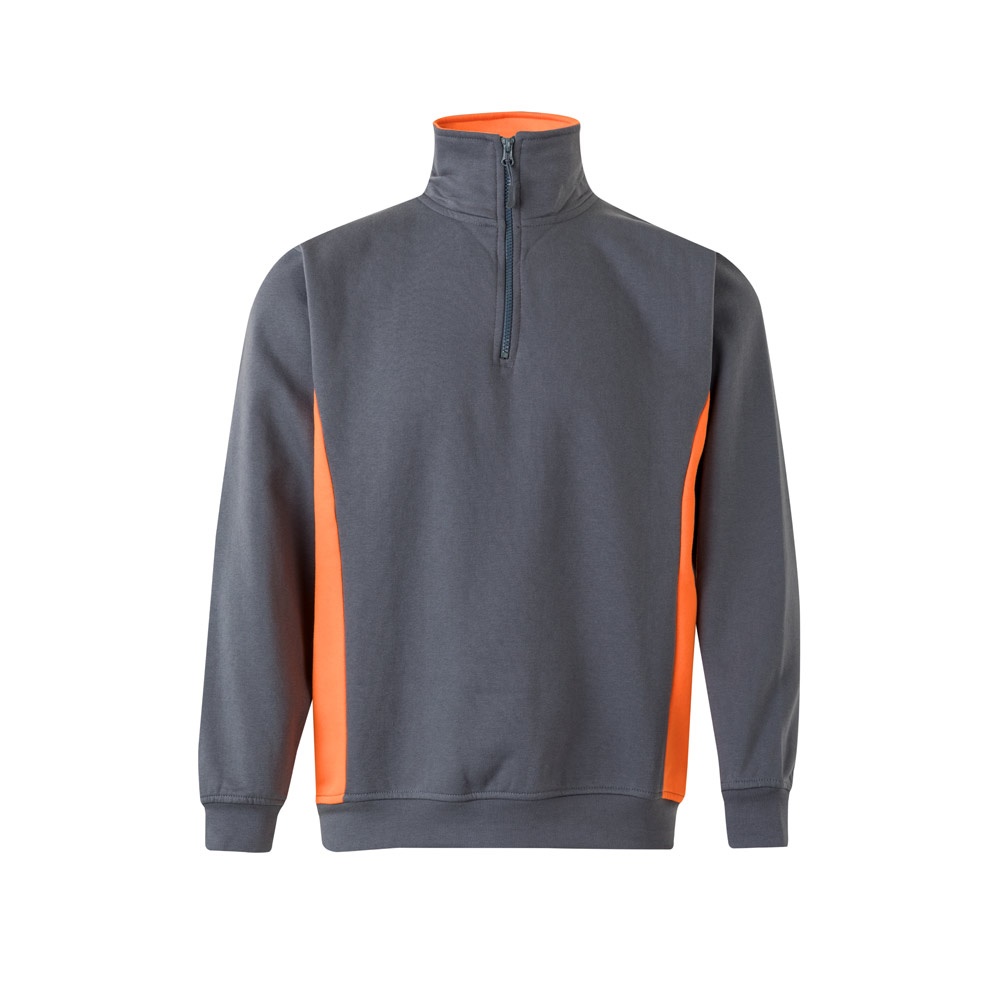 VL SVAROG. Sweatshirt de felpo bicolor (260g/m²), em poliéster (65%) e algodão (35%)