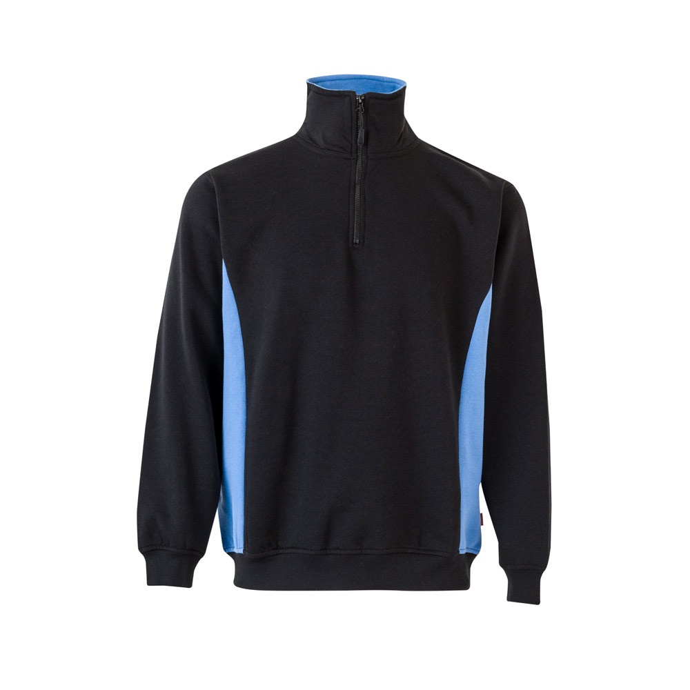 VL SVAROG. Sweatshirt de felpo bicolor (260g/m²), em poliéster (65%) e algodão (35%)
