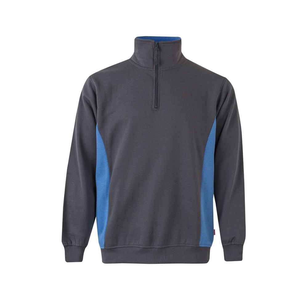 VL SVAROG. Sweatshirt de felpo bicolor (260g/m²), em poliéster (65%) e algodão (35%)