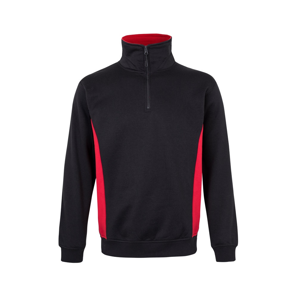 VL SVAROG. Sweatshirt de felpo bicolor (260g/m²), em poliéster (65%) e algodão (35%)