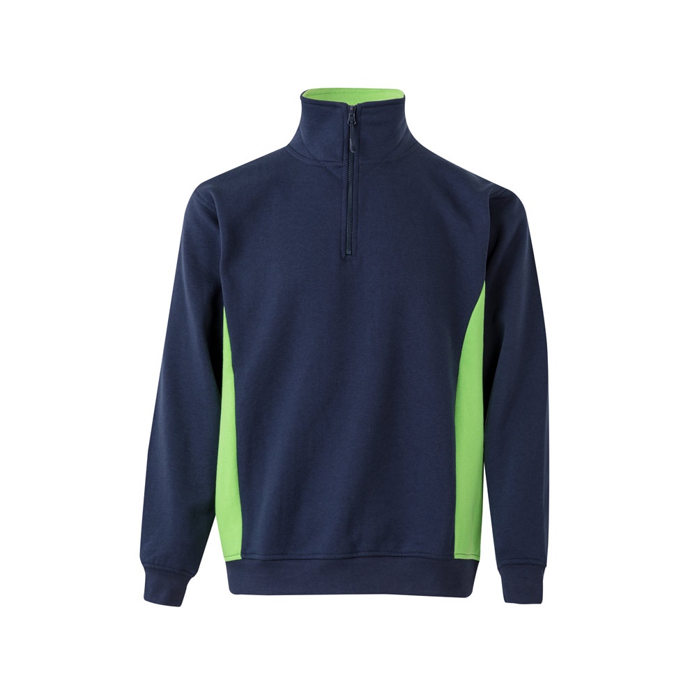 VL SVAROG. Sweatshirt de felpo bicolor (260g/m²), em poliéster (65%) e algodão (35%)
