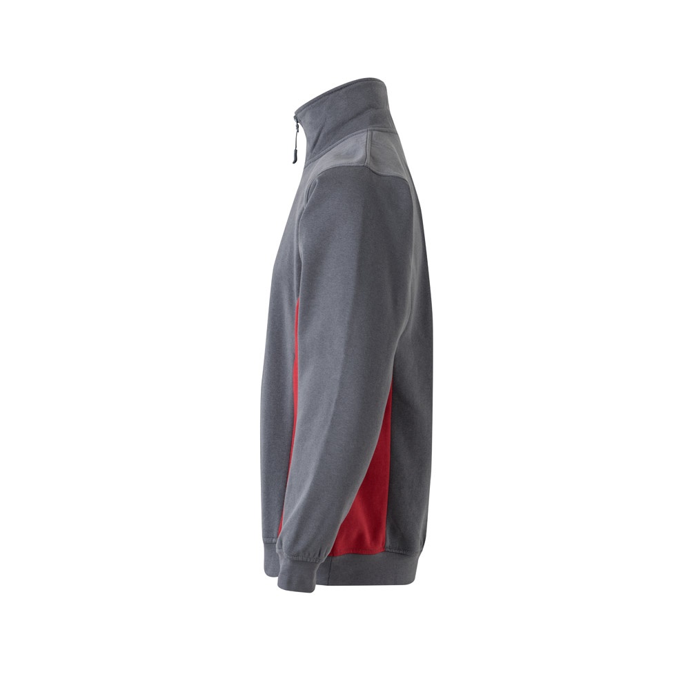 VL SVAROG. Sweat bicolore en éponge (260g/m²), en polyester (65%) et coton (35%)