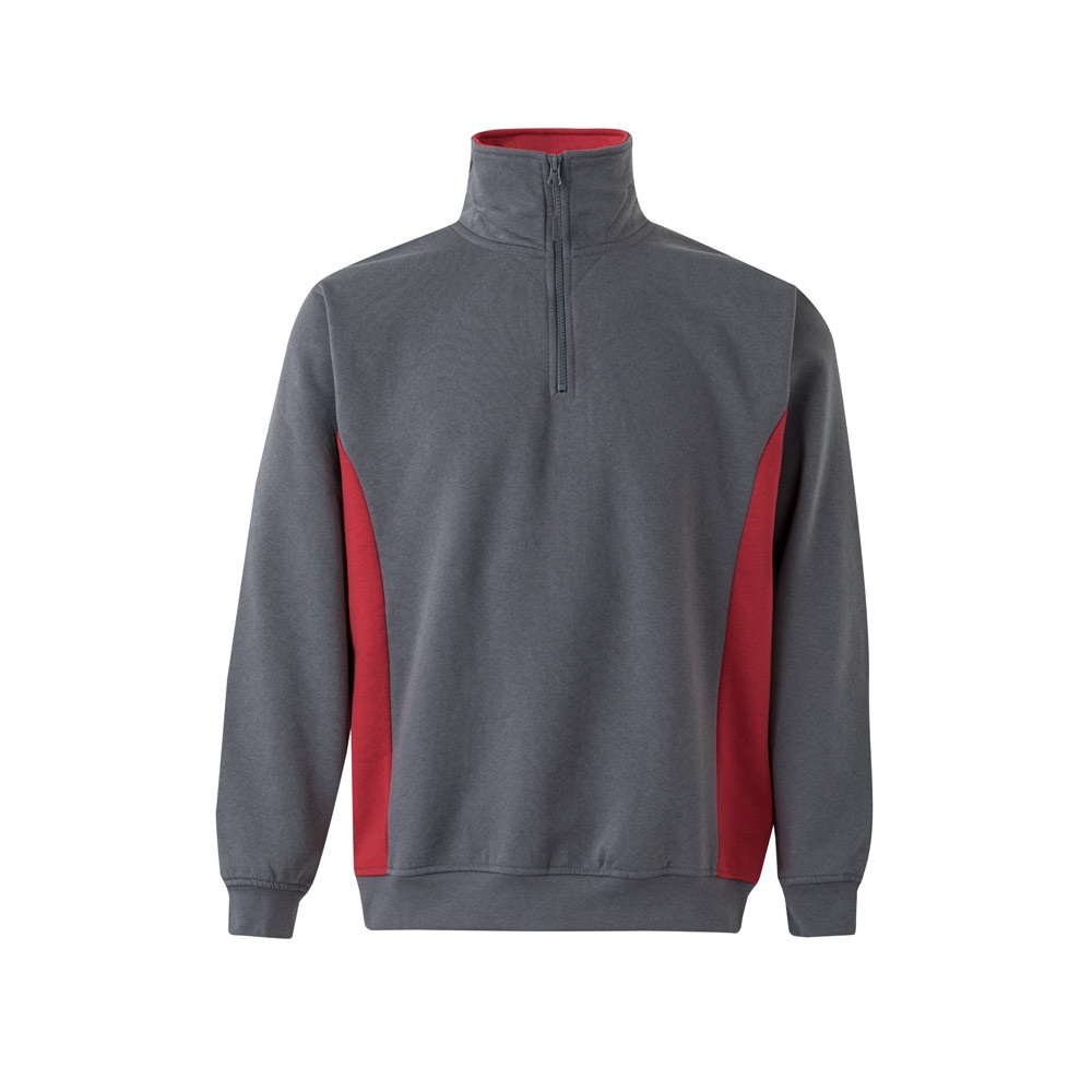 VL SVAROG. Sweatshirt de felpo bicolor (260g/m²), em poliéster (65%) e algodão (35%)