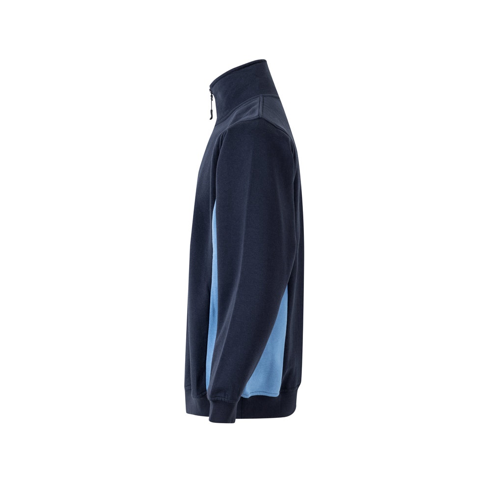 VL SVAROG. Sweat bicolore en éponge (260g/m²), en polyester (65%) et coton (35%)