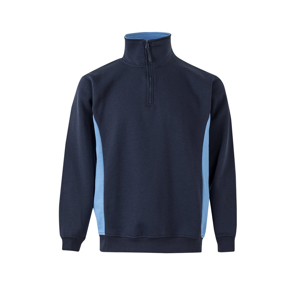 VL SVAROG. Sweatshirt de felpo bicolor (260g/m²), em poliéster (65%) e algodão (35%)