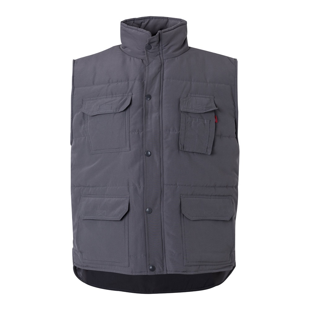 VL MEFITIS. Colete acolchoado multibolsos (220g/m²), em poliéster (100%)