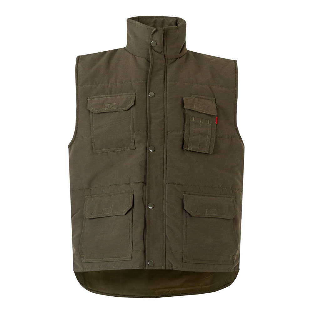 VL MEFITIS. Colete acolchoado multibolsos (220g/m²), em poliéster (100%)