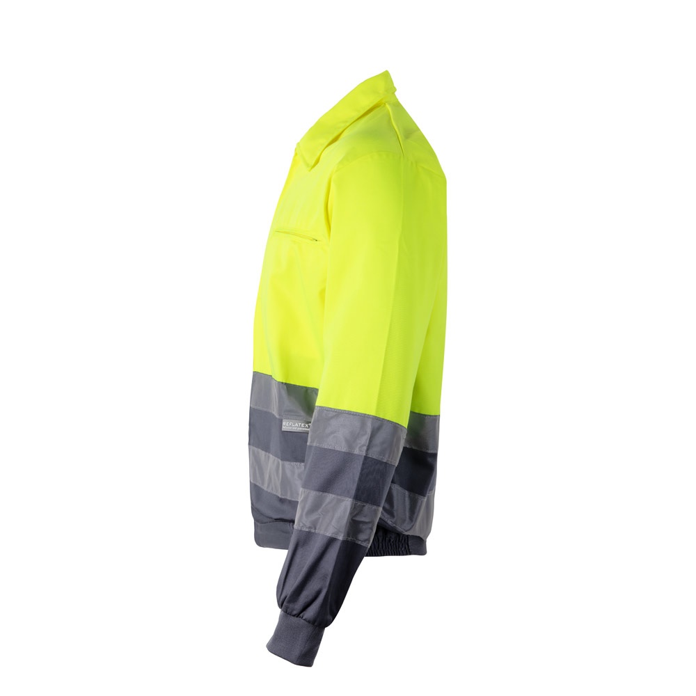 VL NEPTUNE. Veste en sergé bicolore (210g/m²) en polyester (80%) et coton (20%)
