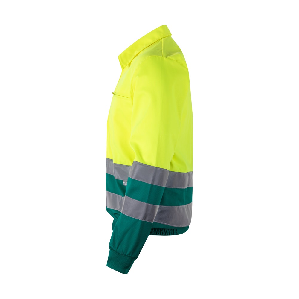 VL NEPTUNE. Veste en sergé bicolore (210g/m²) en polyester (80%) et coton (20%)