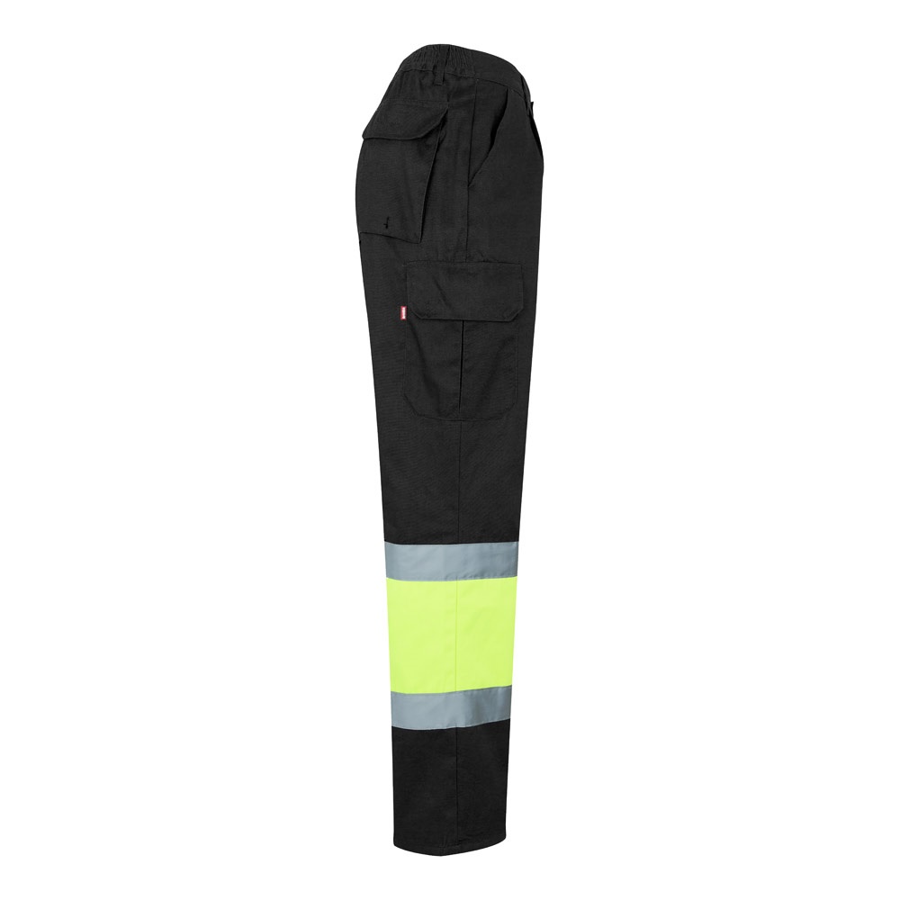 VL ATHENA. Pantalon bicolore en sergé (210g/m²), doublé, multi-poches, en coton (20%) et polyester (80%)