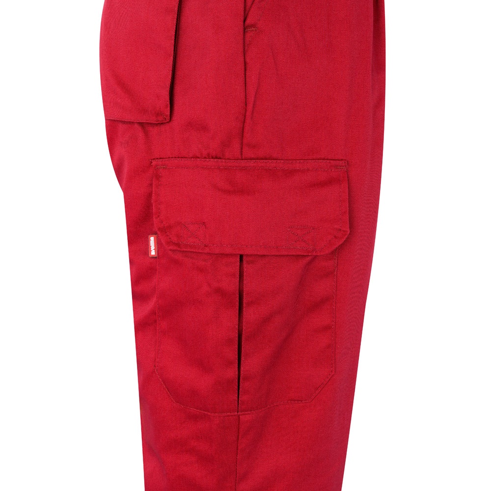 VL ATHENA. Pantalon bicolore en sergé (210g/m²), doublé, multi-poches, en coton (20%) et polyester (80%)