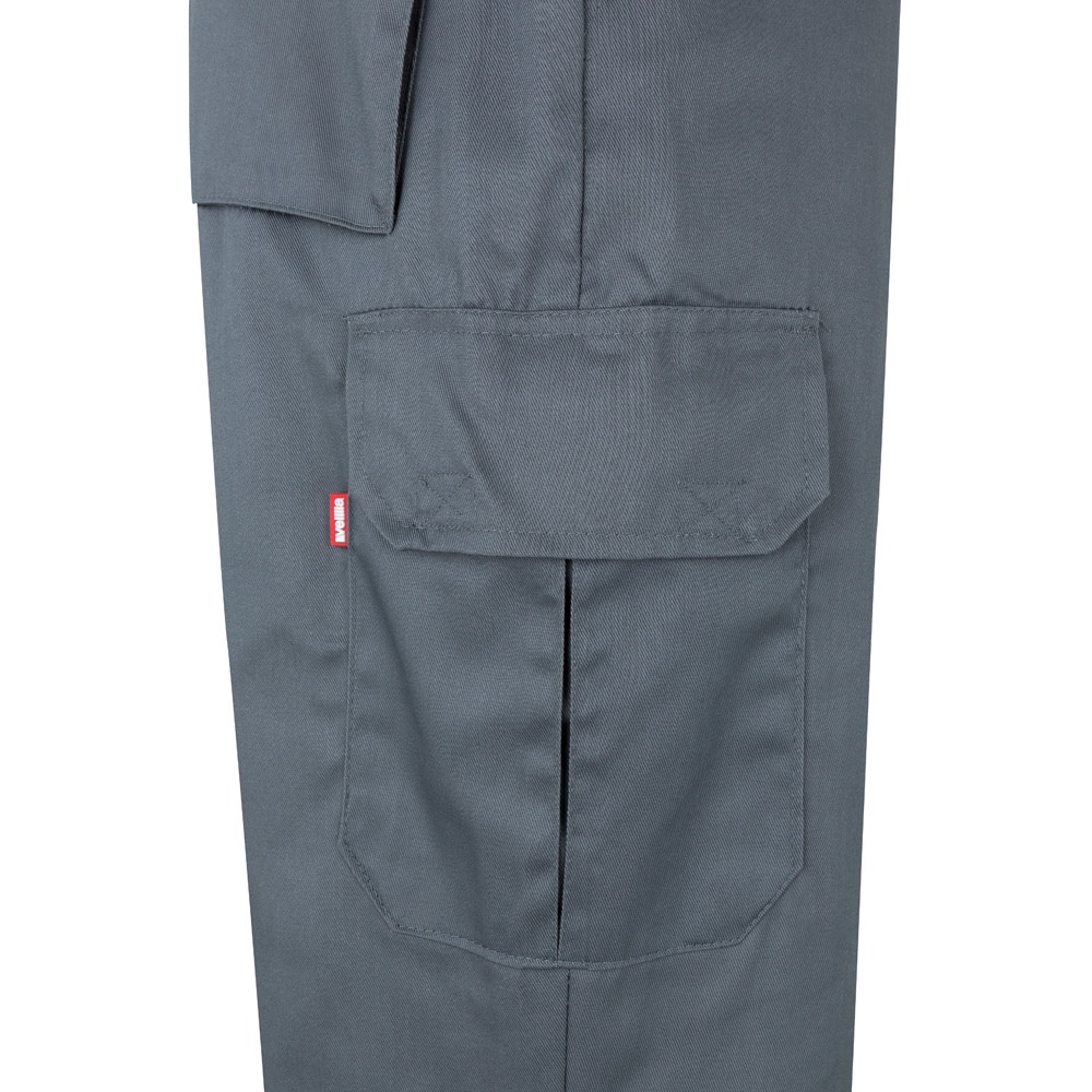 VL ATHENA. Pantalon bicolore en sergé (210g/m²), doublé, multi-poches, en coton (20%) et polyester (80%)