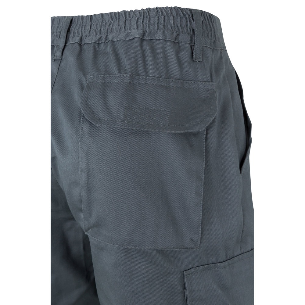 VL ATHENA. Pantalon bicolore en sergé (210g/m²), doublé, multi-poches, en coton (20%) et polyester (80%)