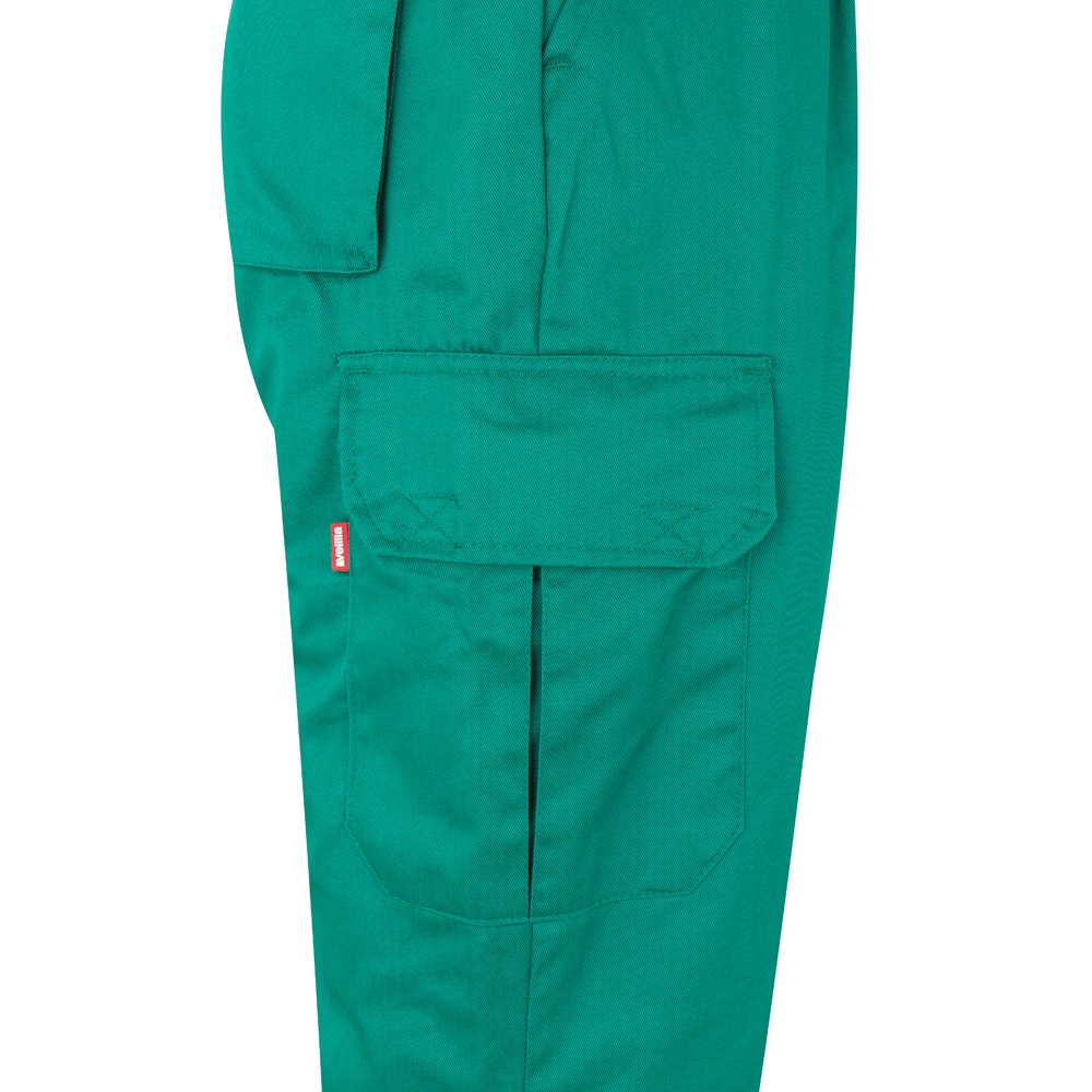 VL ATHENA. Pantalon bicolore en sergé (210g/m²), doublé, multi-poches, en coton (20%) et polyester (80%)