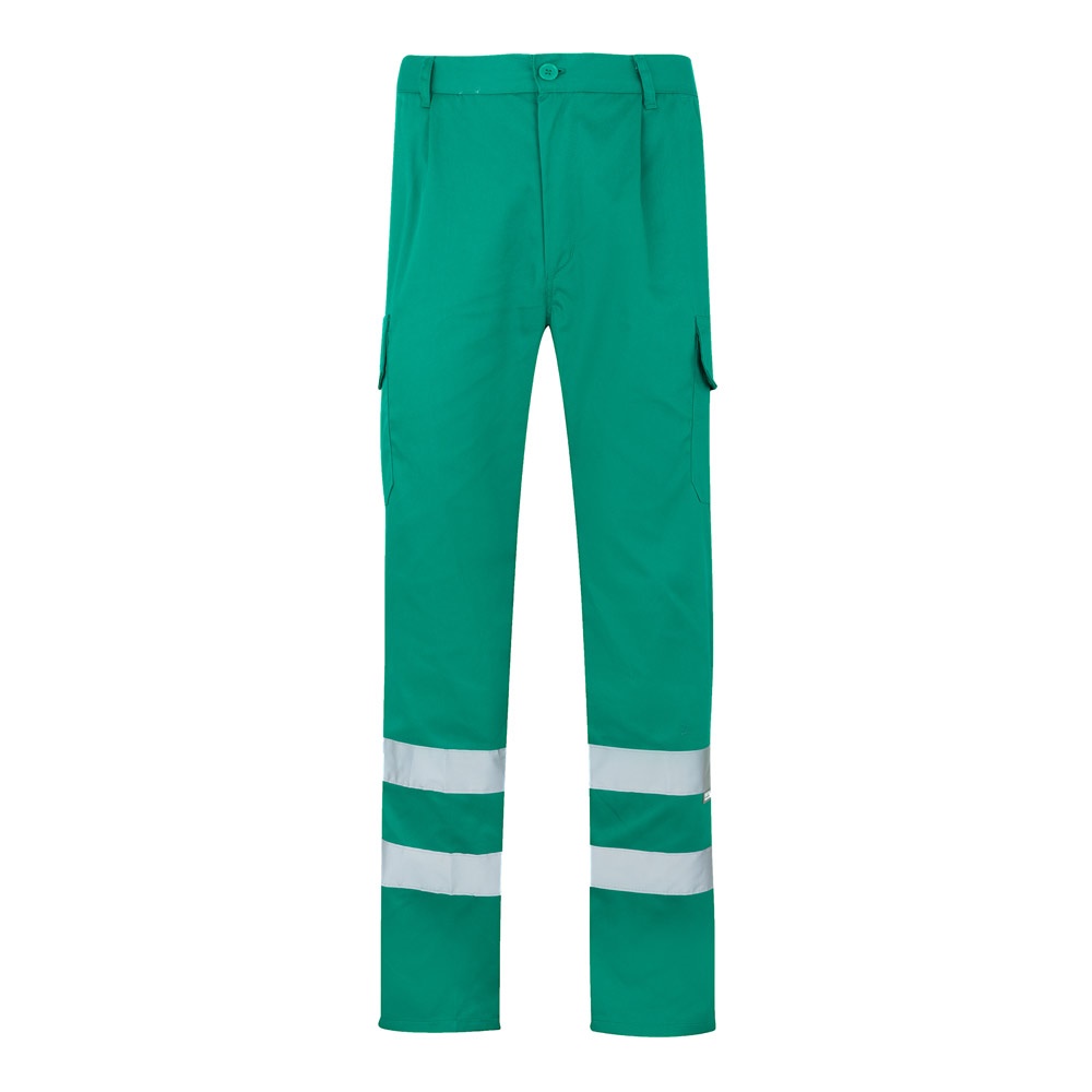 VL ASCLEPIUS. Calças em sarja multibolsos (200g/m²), em algodão (35%) e poliéster (65%)