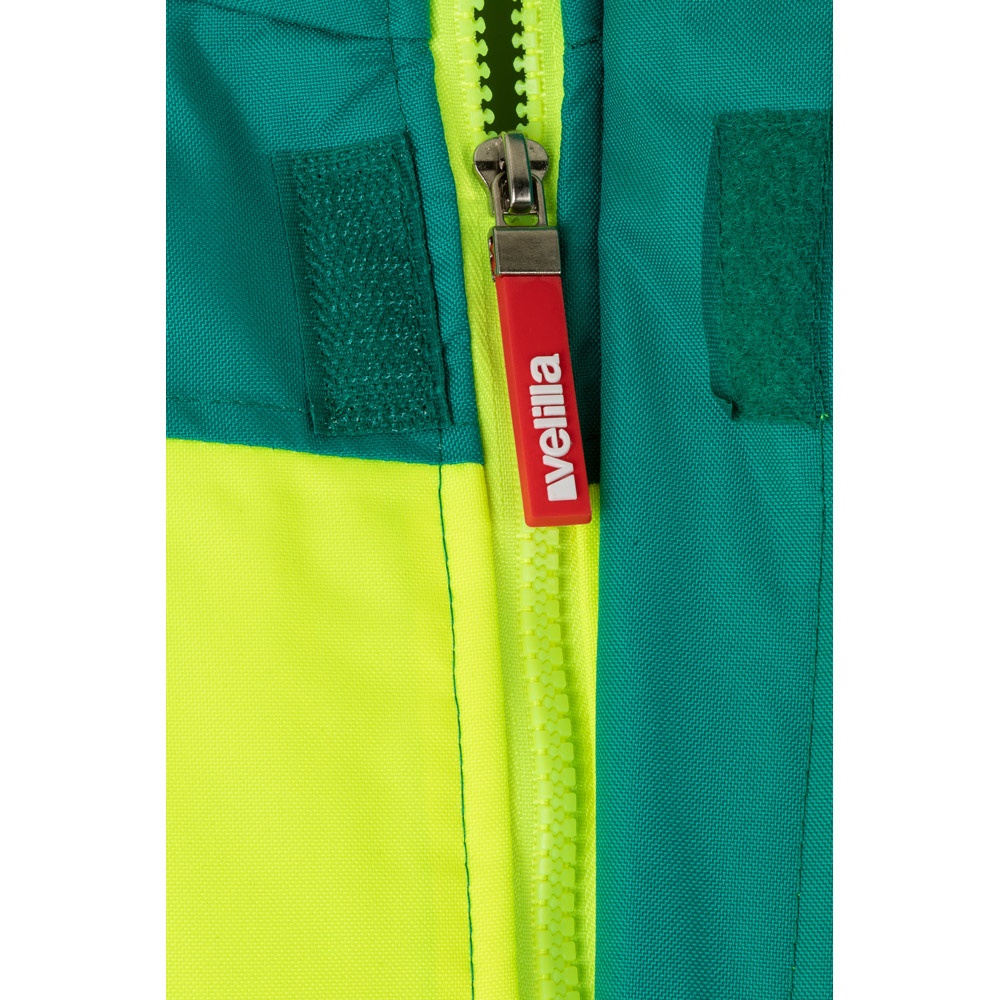 VL JUPITER LARGE. Veste rembourrée bicolore (180g/m²) en polyester (100%), avec finition PU