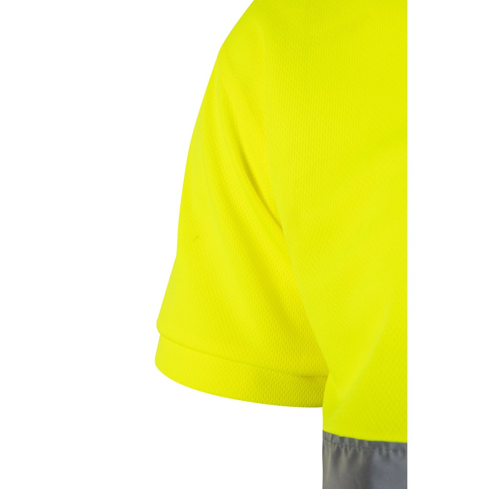 VL CUPID. Polo piqué bicolore (160g/m²) à manches courtes, en polyester (100%)