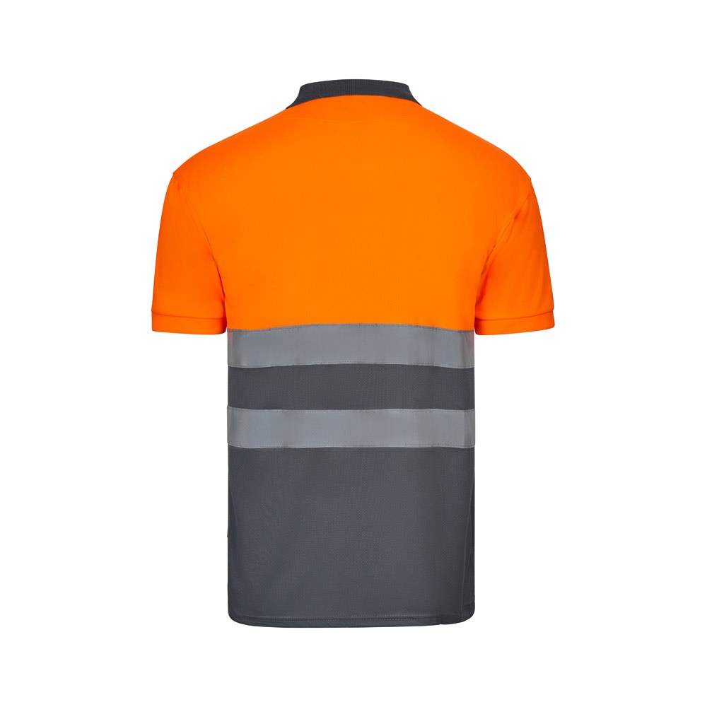 VL CUPID. Polo piqué bicolore (160g/m²) à manches courtes, en polyester (100%)