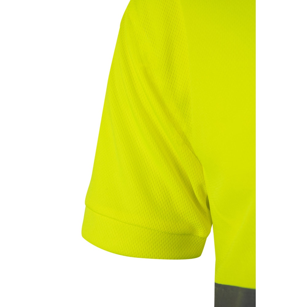 VL CUPID LARGE. Polo bicolore (160g/m²) à manches courtes, en polyester (100%)
