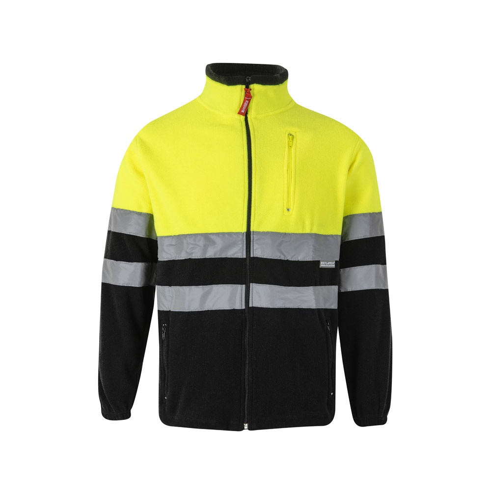 VL EROS. Casaco polar bicolor (280g/m²), em poliéster (100%)