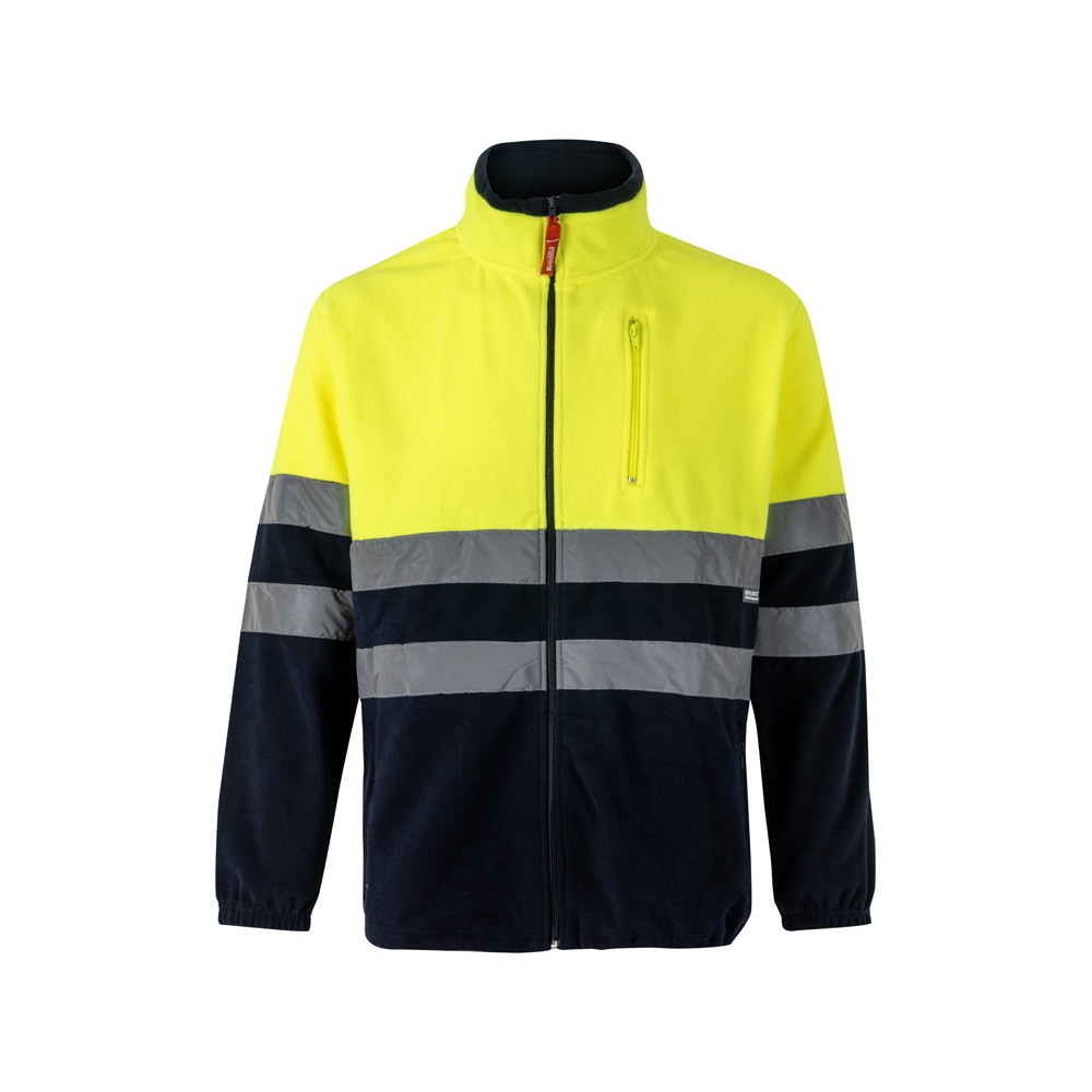 VL EROS. Casaco polar bicolor (280g/m²), em poliéster (100%)