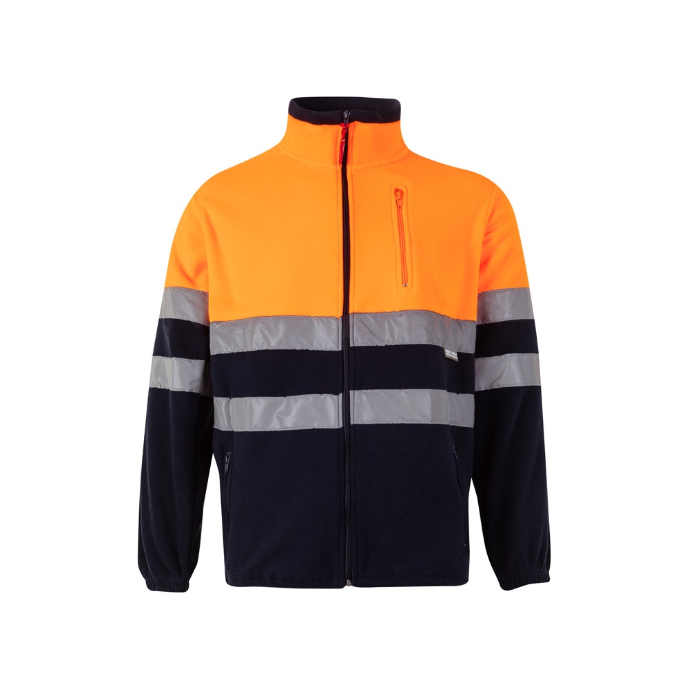 VL EROS. Casaco polar bicolor (280g/m²), em poliéster (100%)
